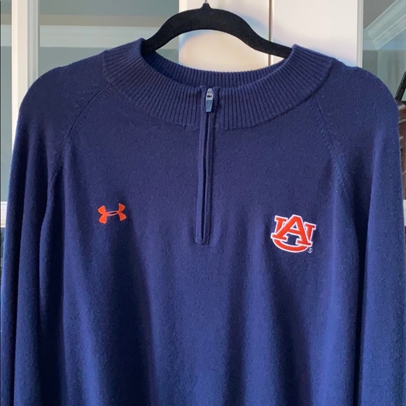 Under Armour AU Wool 1/4 Zip Sweater - Picture 3 of 6